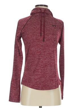 Under Armour Women's Marled Burgundy Hoodie Pullover